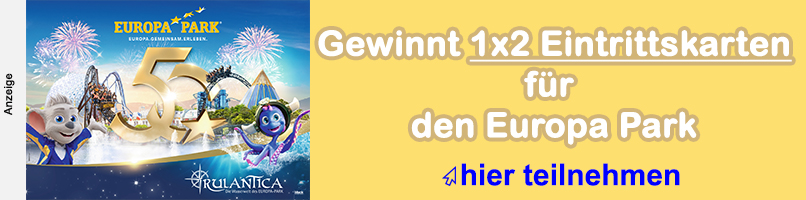 Gewinnspiel 50 Jahre Europa-Park