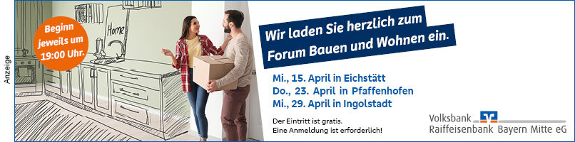 Forum Bauen und Wohnen der Volksbank Raiffeisenbank Bayern Mitte eG